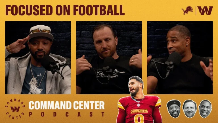 Detroit, Ducks, and Sweaters Mariota the Lion Tamer? Podcast Washington Commanders NFL
