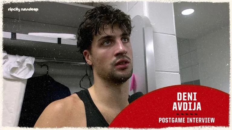 Deni Avdija Postgame Media Availability at Miami Heat November 8th, 2025