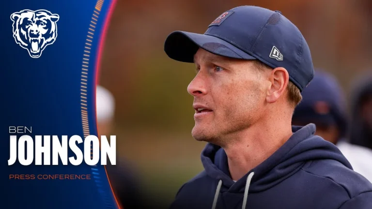 Ben Johnson provides injury updates ahead of Vikings game Chicago Bears