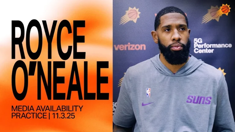 Royce O’Neale Practice Media Availability Phoenix Suns 11-3-25