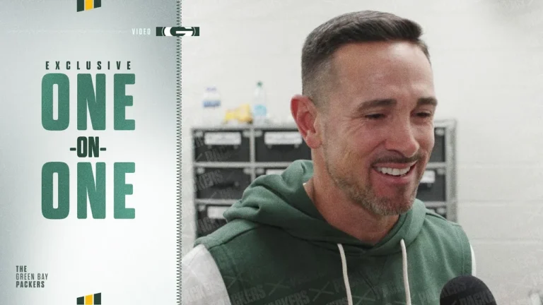 Matt LaFleur 1-on-1: To compete the way we did, I was really proud of our guys