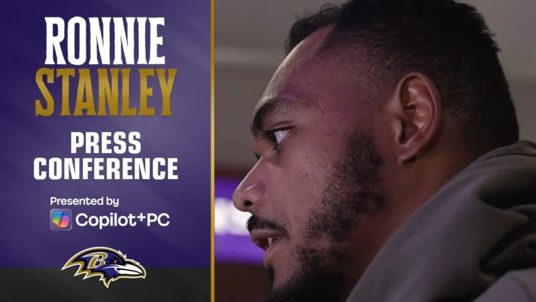 Ronnie Stanley: It’s Going to Be a Physical Matchup Baltimore Ravens