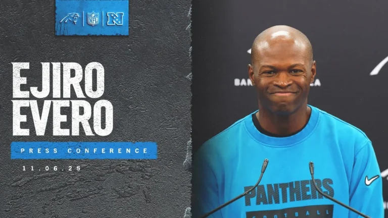 Ejiro Evero on Derrick Brown’s impact and matchup with the Saints offense Carolina Panthers