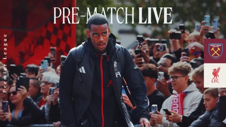 LIVE: West Ham vs Liverpool Premier League Build Up