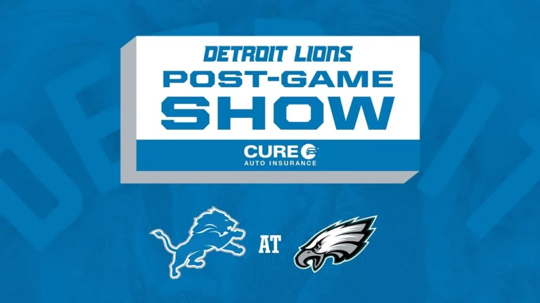 Lions at Eagles Week 11 Detroit Lions Live CURE Auto Insurance Postgame Show