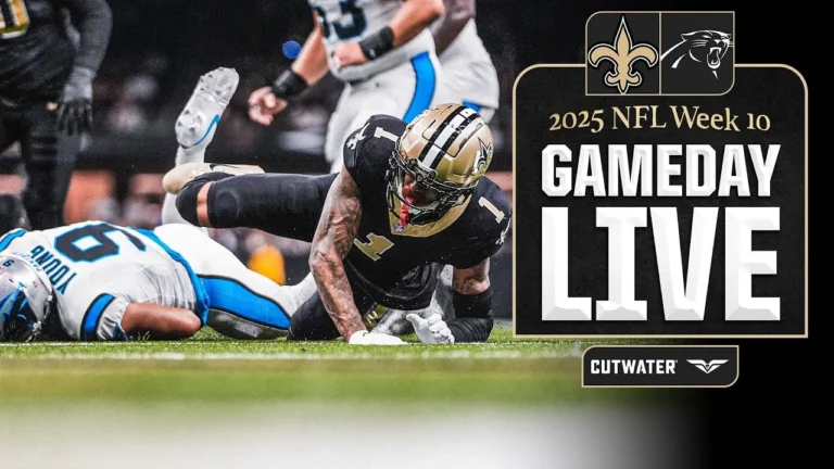 Panthers vs. Saints Gameday Live 2025 NFL Week 10
