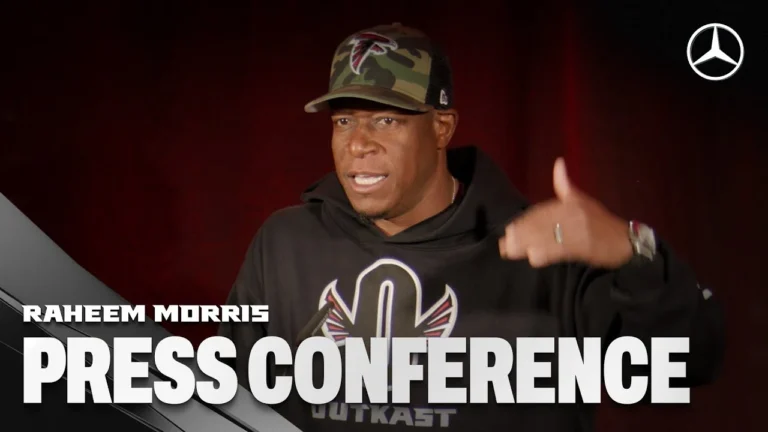 Raheem Morris speaks to media in Berlin ahead of matchup vs. Indianapolis Colts Atlanta Falcons
