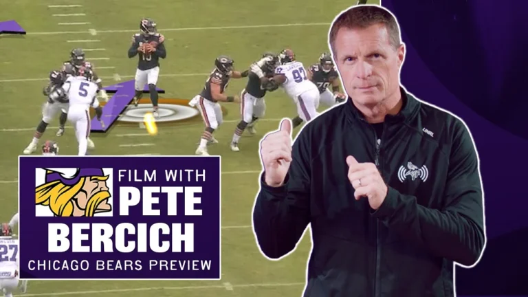 Keys To Minnesota Vikings Stopping Chicago Bears Aggressive Offense in Week 11 Film Room