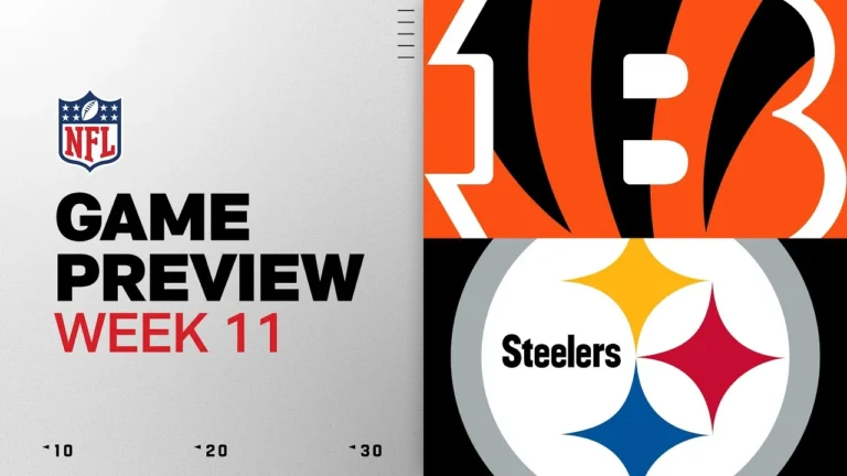 Cincinnati Bengals vs Pittsburgh Steelers Week 11 Game Preview