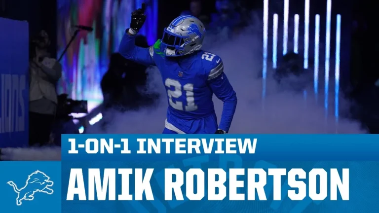 Detroit Lions cornerback Amik Robertson on being a DAWG 1-on-1 with Dannie Rogers