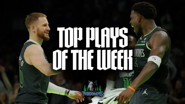 Timberwolves Top 5 Plays Of The Week Nov 9, 2025 Thru Nov 16, 2025