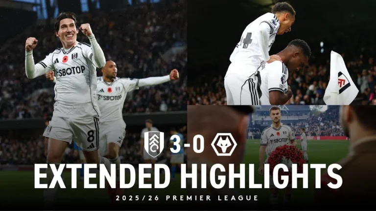 EXTENDED HIGHLIGHTS Fulham 3-0 Wolves Wilson and Sessegnon on the scoresheet