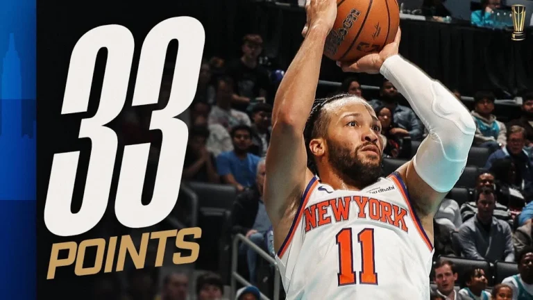Jalen Brunson Drops 33 PTS vs Hornets November 26, 2025