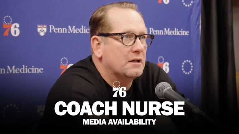 Philadelphia 76ers Postgame Media Availability Coach Nurse 11.04.25