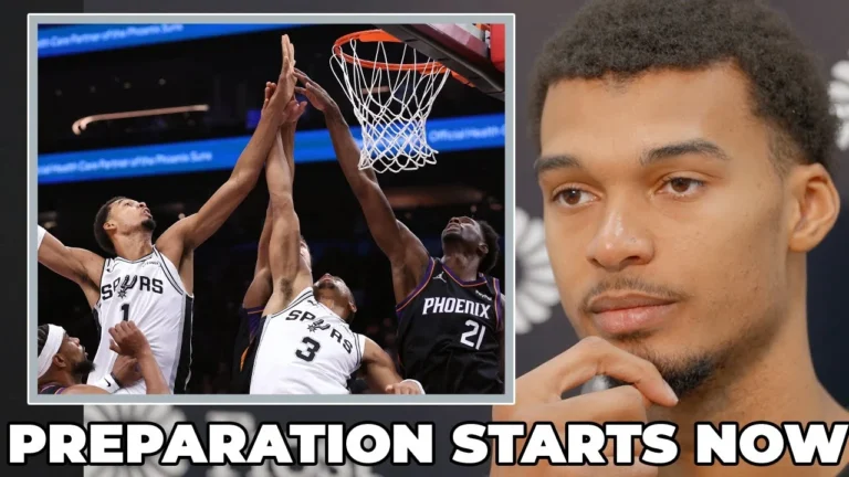 Victor Wembanyama on the Physicality During the Spurs vs Suns Game