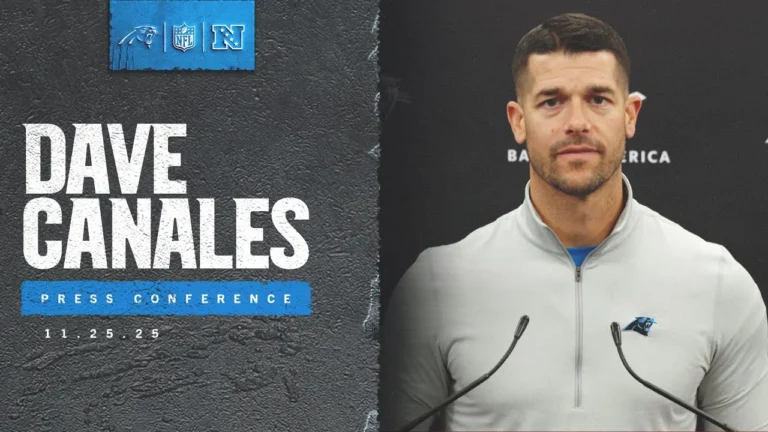 Dave Canales provides injury updates and more after Week 13 loss Carolina Panthers