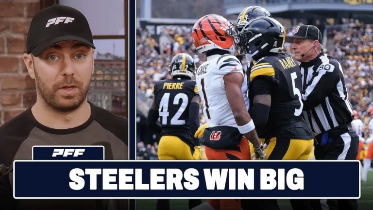 Cincinnati Bengals vs. Pittsburgh Steelers Review PFF Grade Release Show