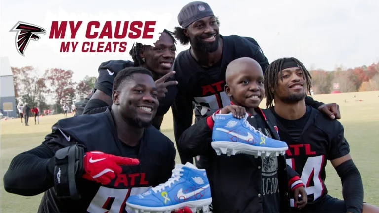 God’s got my back Jelani designs cleats for Atlanta Falcons’ Ruke Orhorhoro