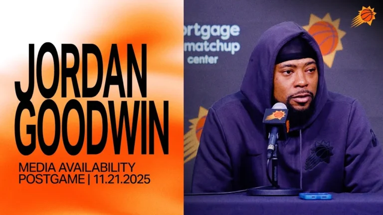 Jordan Goodwin Postgame Media Availability 11-21-25 Phoenix Suns