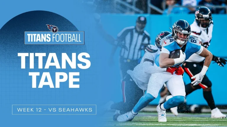 Chig Okonkwo and Gunnar Helm 4th Quarter Catches Titans Tape