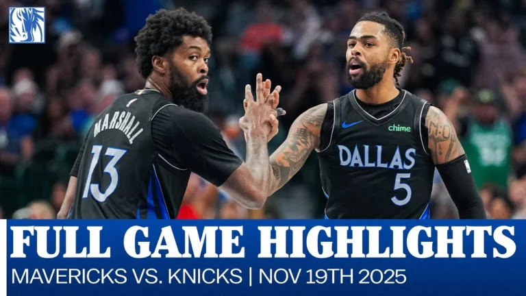 Mavericks Highlights vs New York Knicks November 19, 2025