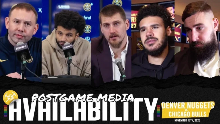 ALL Denver Nuggets Postgame Media vs. MIN