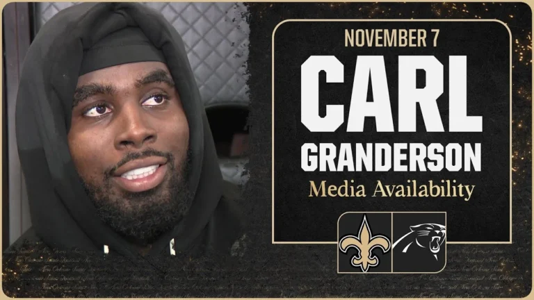 Carl Granderson on Bryce Young, Rico Dowdle New Orleans Saints