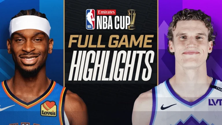 THUNDER at JAZZ EMIRATES NBA CUP FULL GAME HIGHLIGHTS November 21, 2025