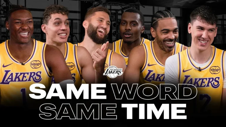 Can the Lakers Read Each Other’s Minds? Jake, Gabe, & More take on the Same Word Challenge