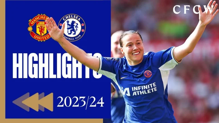 Blues Clinch WSL Title at Old Trafford! Man Utd 0-6 Chelsea HIGHLIGHTS REWIND 2023 24