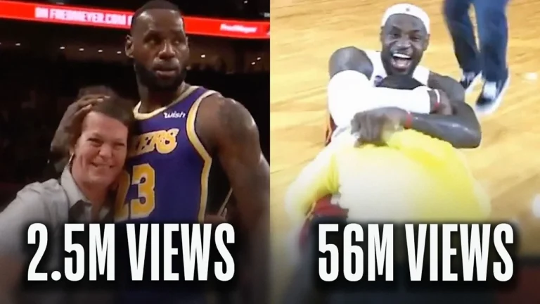 LeBron James Most Viewed Fan Interactions