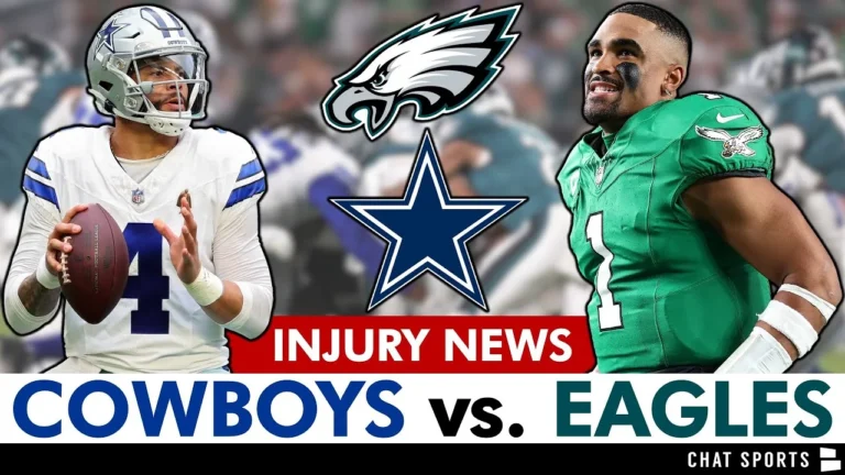 Cowboys vs. Eagles Preview & Prediction, Injury Report, Dak Prescott, Malik Hooker NFL Week 12