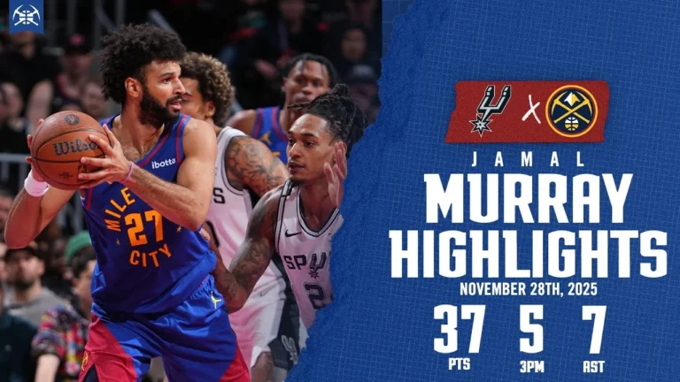 Jamal Murray Highlights vs. SAS 11 28 25