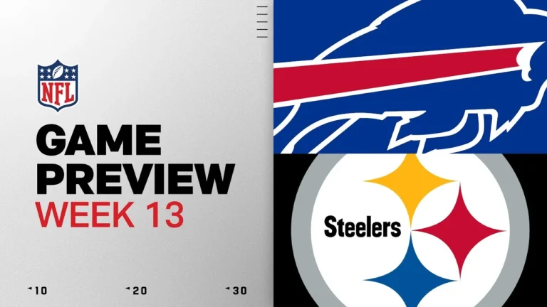 Buffalo Bills vs Pittsburgh Steelers Week 13 Game Preview