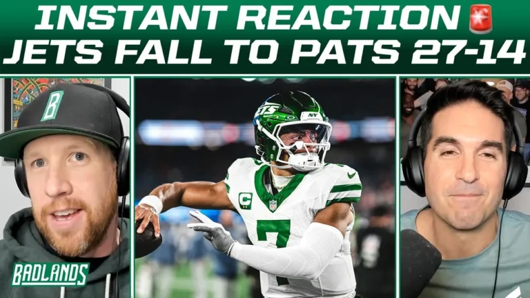 New York Jets LOSE To Patriots REACTION (FULL BADLANDS)