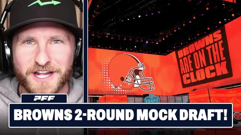 Cleveland Browns 2-Round Mock Draft! PFF
