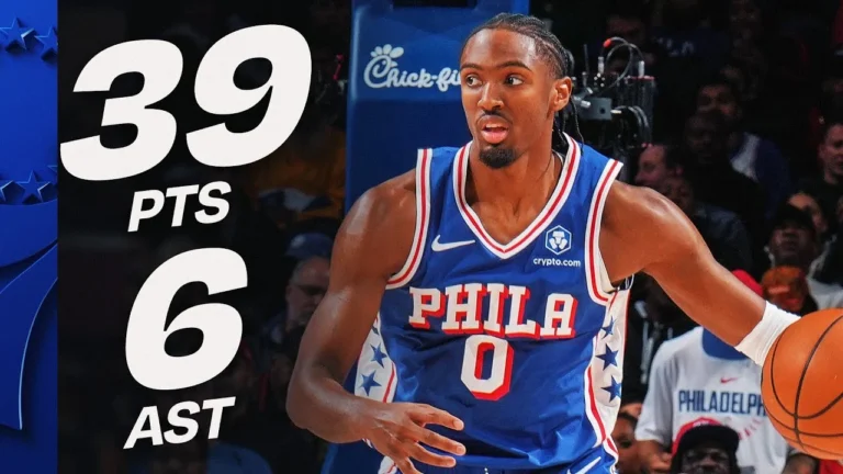 Tyrese Maxey WAS LIGHTS OUT vs Clippers November 17, 2025