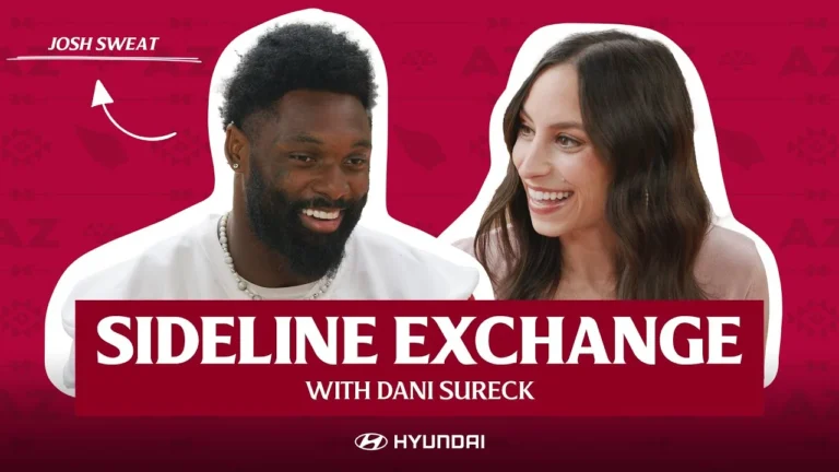 Josh Sweat Sideline Exchange AZ Cardinals