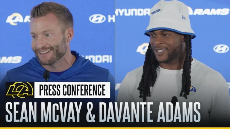 Sean McVay & Davante Adams On Injury Update, Preparing For Matchup vs. Seahawks & Week 11 Practice