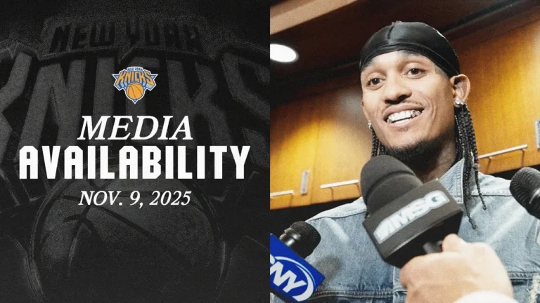Coach Mike Brown, Jalen Brunson, Jordan Clarkson & Deuce McBride Postgame Media November 9, 2025