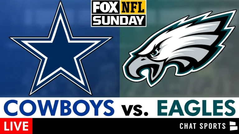 Cowboys vs. Eagles Live Streaming Scoreboard, Play-By-Play, Highlights & Stats NFL Week 12 On FOX