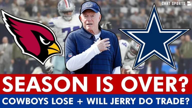 SEASON OVER? Cowboys Embarrassed In MNF Loss vs. Cardinals – Will Jerry Jones Still Make A Trade?