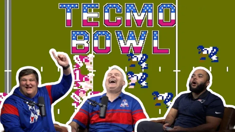 Patriots vs. Giants TECMO BOWL EDITION New England Patriots