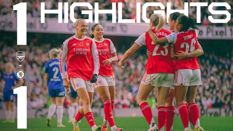 RUSSO RESCUES POINT IN LONDON DERBY HIGHLIGHTS Arsenal vs Chelsea (1-1) WSL