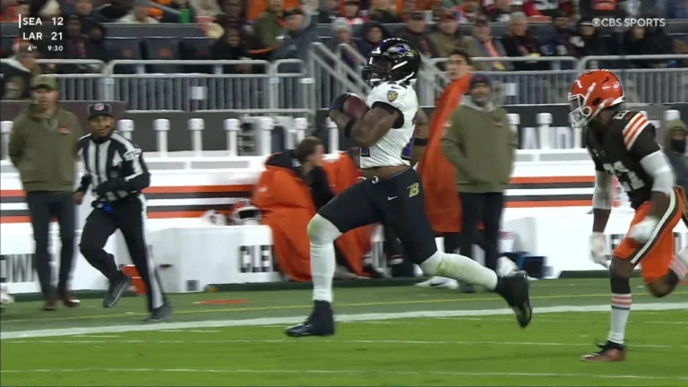 King Henry breaks free for 59-yard pickup!