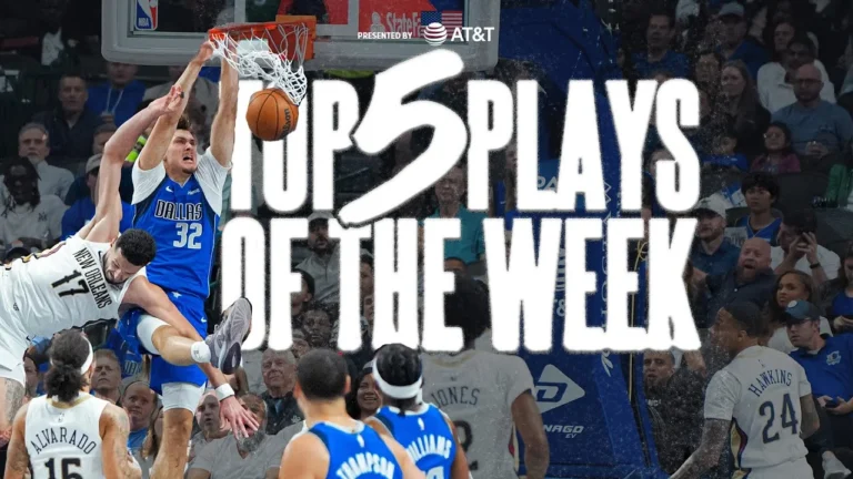 Top 5 Plays of the Week! 10 24 – 11 09