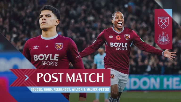 What a Game Soucek, Nuno, Fernandes & More Post Match Reactions West Ham 3-2 Burnley