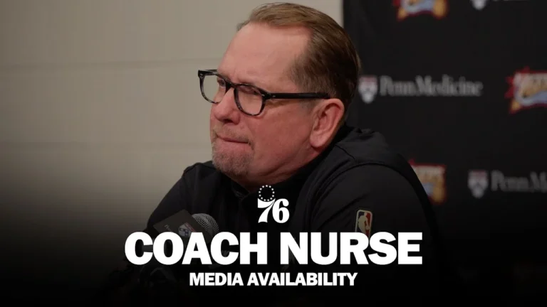 Philadelphia 76ers Postgame Media Availability Coach Nurse 11.09.25