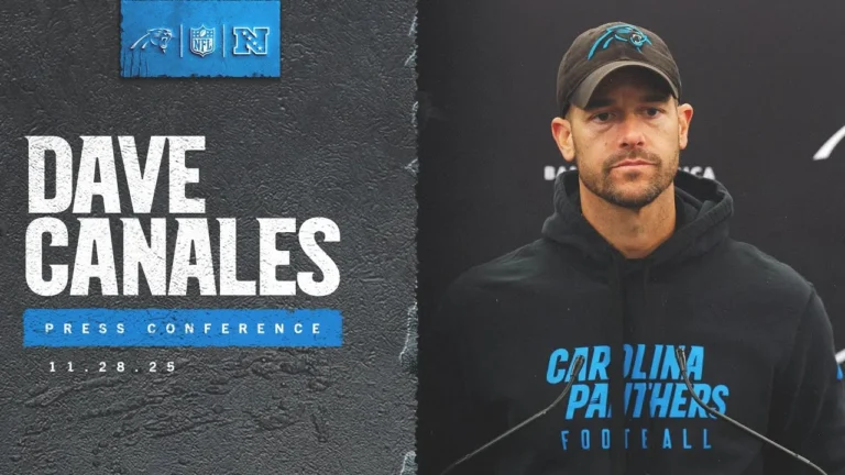 Dave Canales gives final updates before Sunday’s game against Los Angeles Rams Carolina Panthers