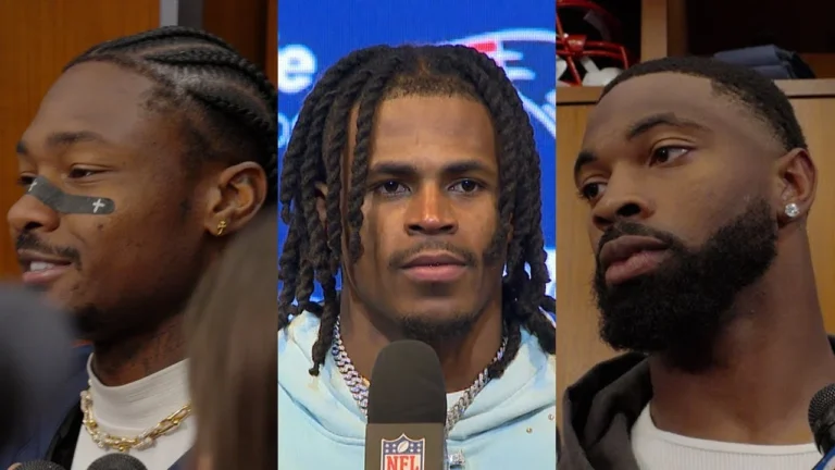 Stefon Diggs, DeMario Douglas, K’Lavon Chaisson & More Address the Media Patriots Press Conference